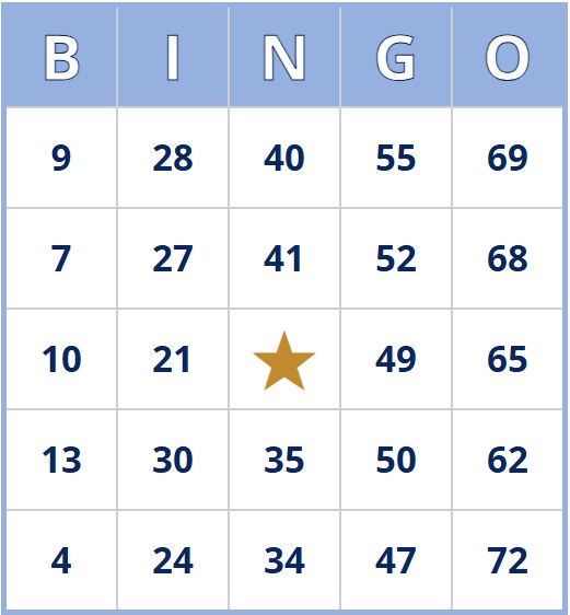 BINGO games