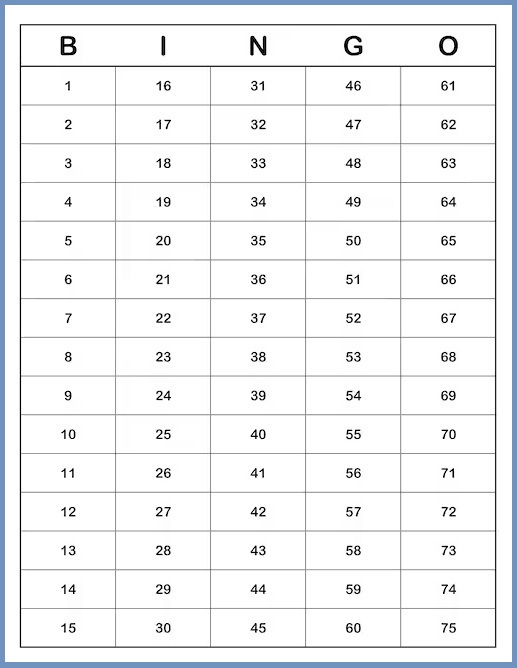 free printable bingo cards free printable bingo cards. free printable bingo cards with numbers 1 75.